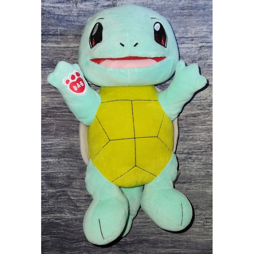 Build A Bear Pokemon Squirtle‎ 17" BAB Stuffed Plush Toy